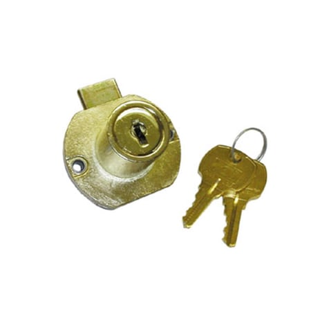 Hd Drawer Lock For Upto 1.13 in. Material - Bright Nickel- 346 N8705 14A 346